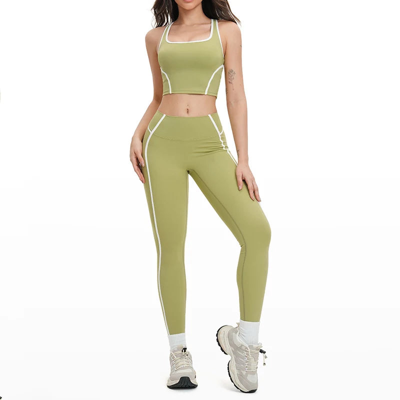 AZAD Niru Set | Crop Top + Leggings