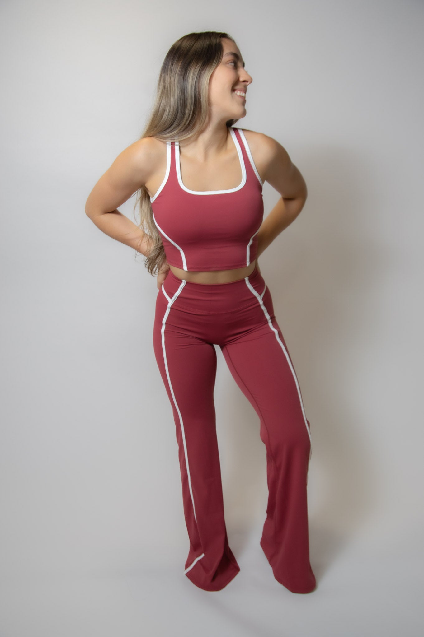 AZAD Niru Set | Crop Top + Flare Pants